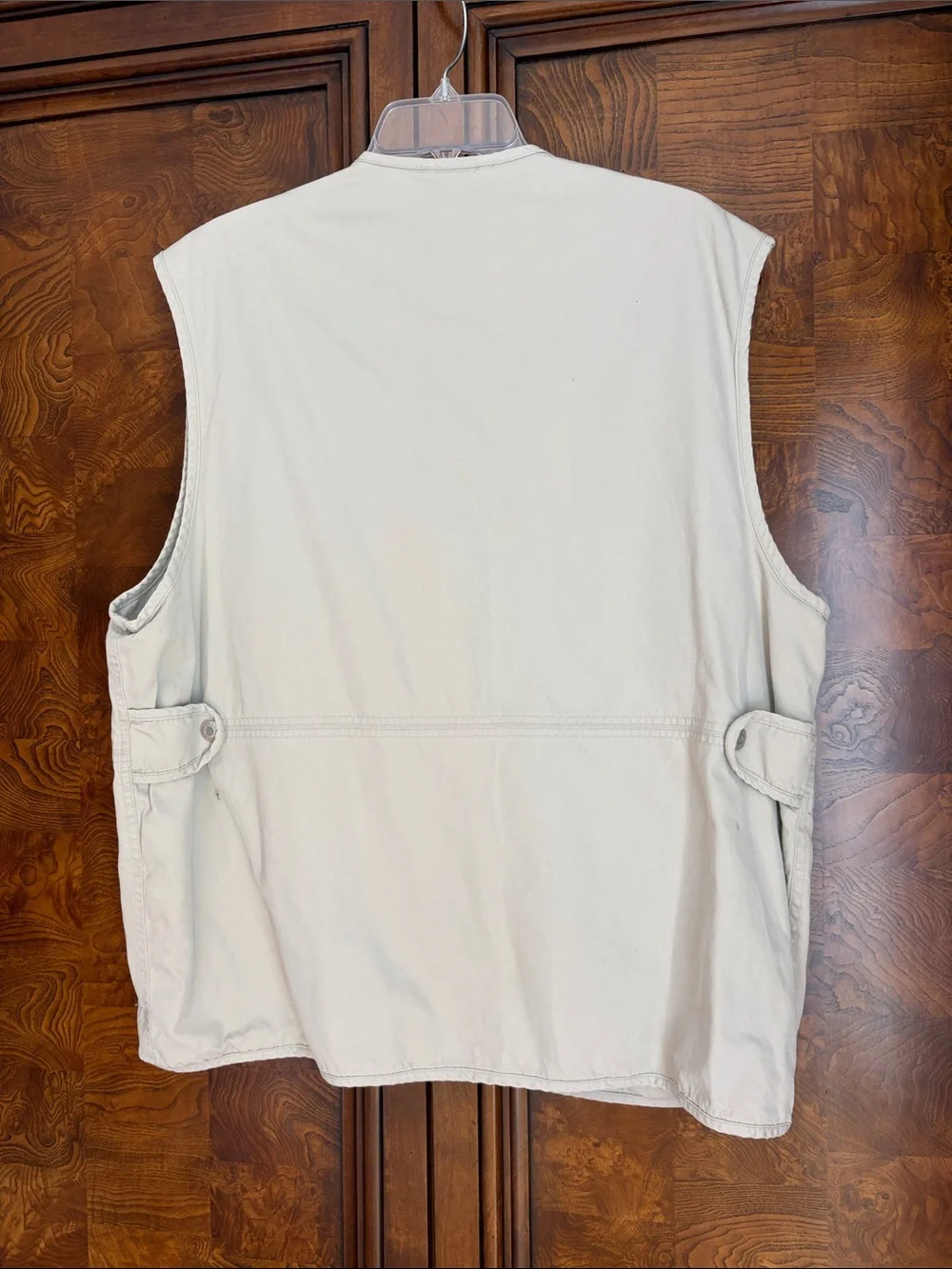 Title: Vintage Banana Republic Safari Travel Photojournalist Vest Size L